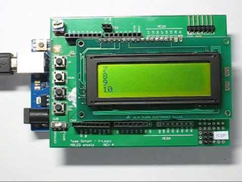 グラフィックLCDシールドに文字を表示してみる
