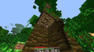Прохождение Minecraft #2 добыча дерева