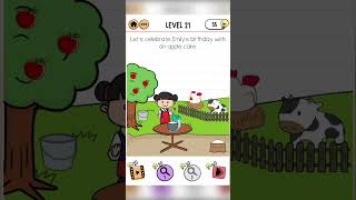 Emily's Farm Level 21 Best Solution | Brain Test 2 Walkthrough