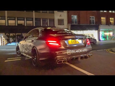 LOUDEST 800HP BRABUS Mercedes-AMG E63 S In London! Exhaust SOUNDS!