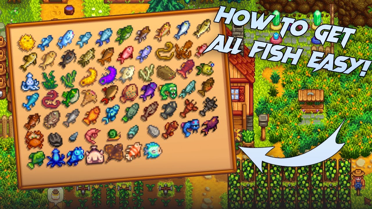 How to fish in Stardew Valley: seasonal & legendary fish, rod