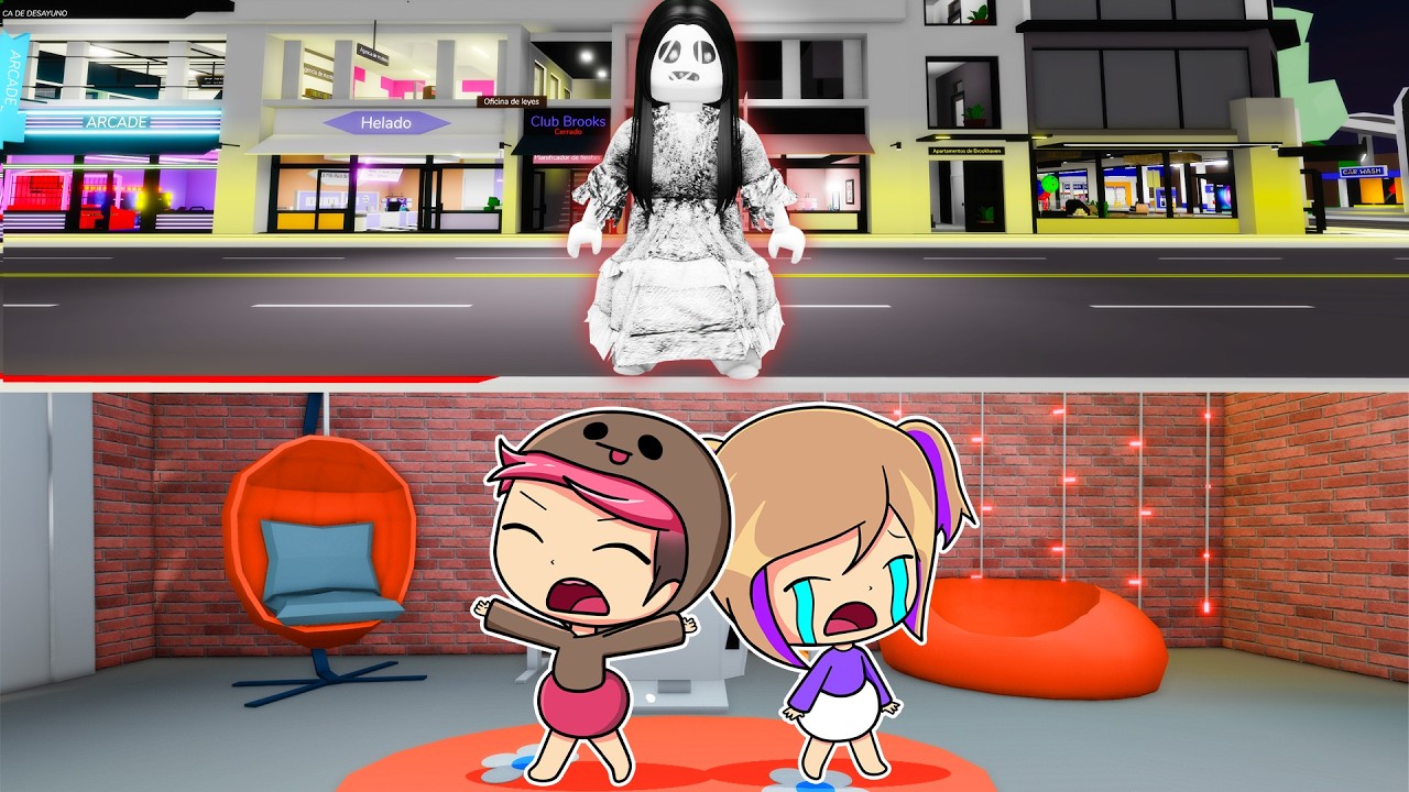 CONSTRUIMOS un BUNKER SECRETO para PROTEGERNOS DE LOS FANSTAMAS en BROOKHAVEN ROBLOX