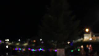 Christmas Tree lighting fail,Woodstock,NB,2022.
