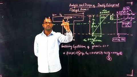 14 Unit 1 SE 1 RCC  Design of Doubly Reinforced Tee beam