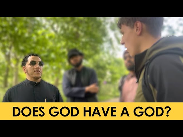 Does God Have A God? | Young Christian From Doncaster Meets Shamsi | Shamsi Speakers Corner class=