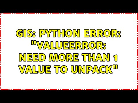 GIS: Python Error: