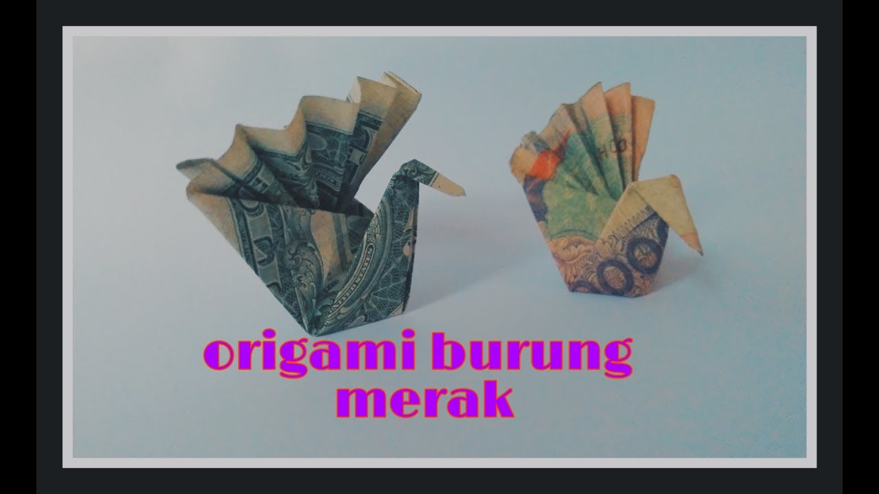 94 Gambar Burung Merak Dari Uang Kertas Gratis Terbaru