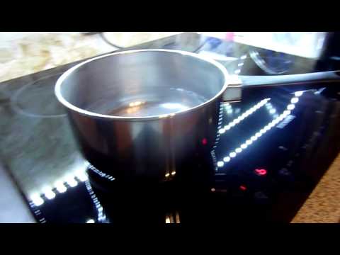 тест индукционной варочной панели Siemens