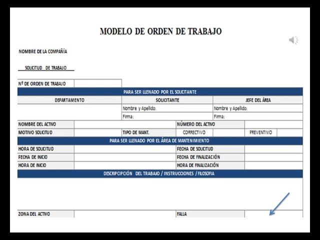 Orden de trabajo - Ejemplo con formato - UCV - YouTube