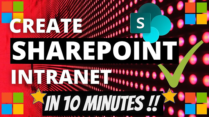 Create SharePoint Intranet Website in 10 minutes