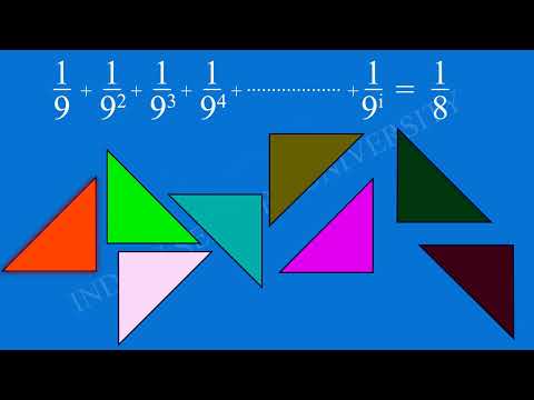 Visual Proof of Sum of Powers of 1/9 || Visual Mathematics