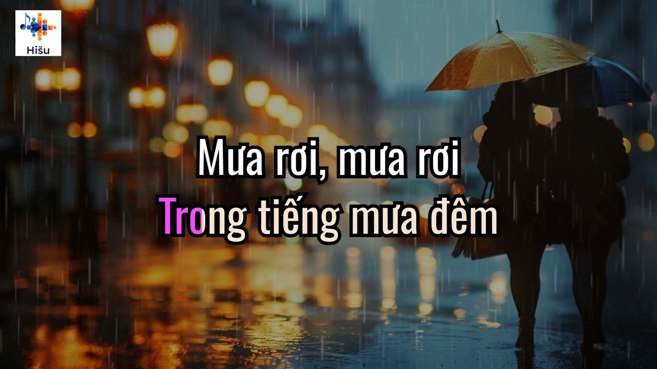 Tiếng Mưa Đêm   Đức Huy & KARAOKE
