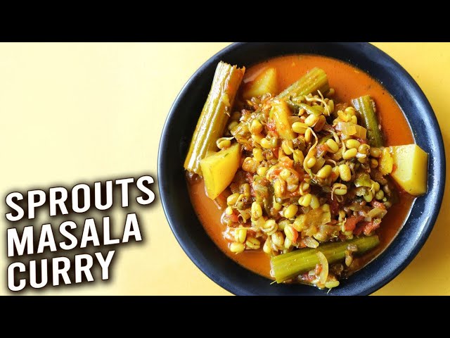 Sprouts Masala Curry | How To Make Moong Curry | Sprouted Mung Beans Curry Recipe | Varun | Rajshri Food