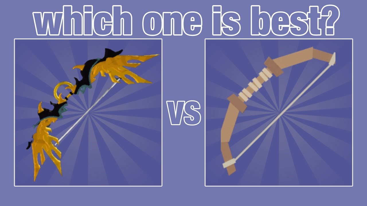 Demon Empress Bow Vs Normal Bow roblox Bedwars YouTube