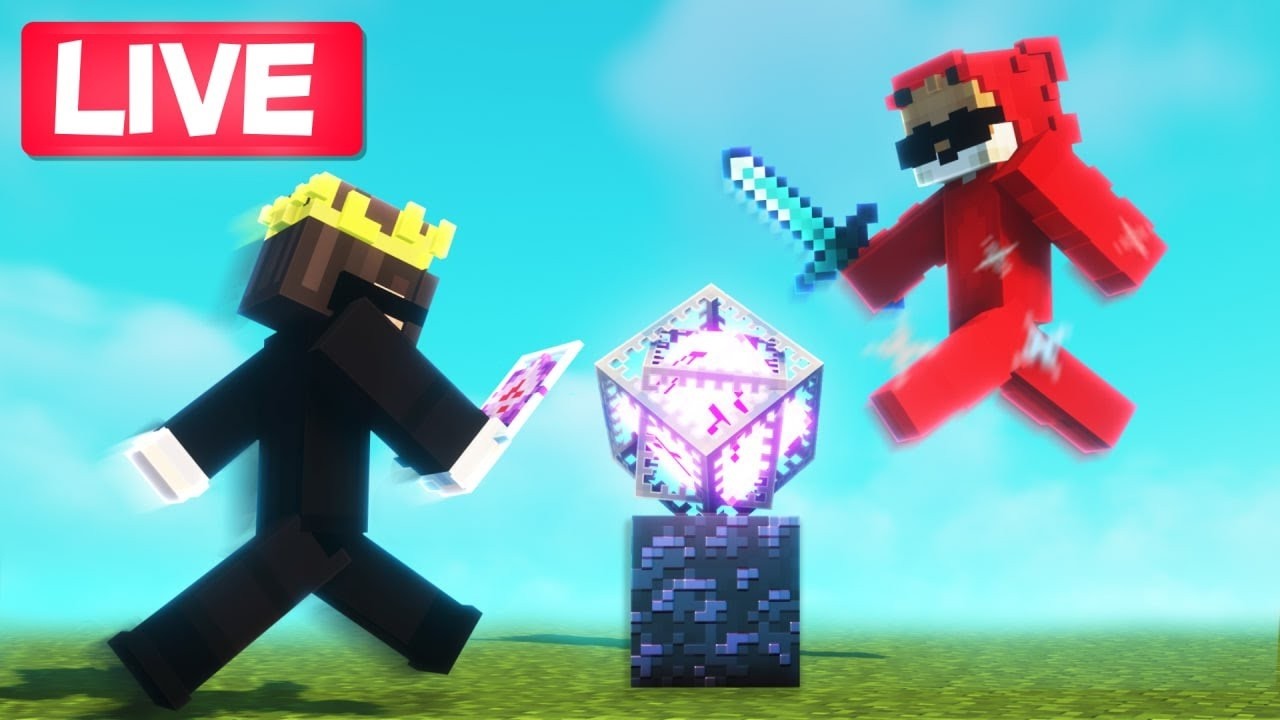 doing PvP on live on Minecraft server staticpvp.fun - YouTube