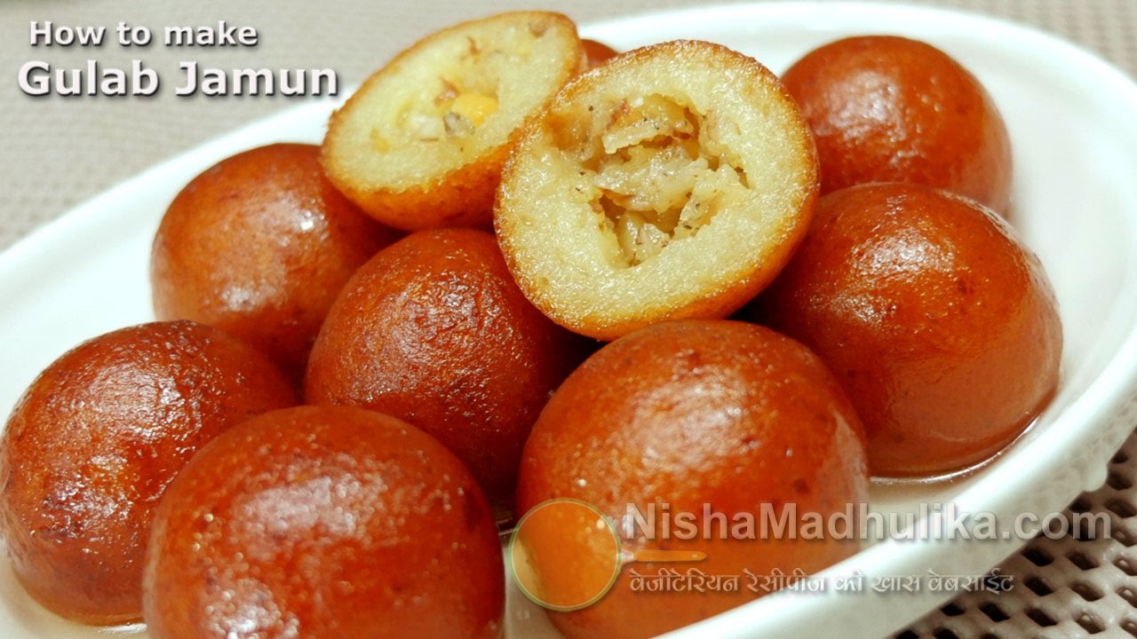 Gulab Jamun - Gulab Jamun With Khoya Or Mawa - Holi Special