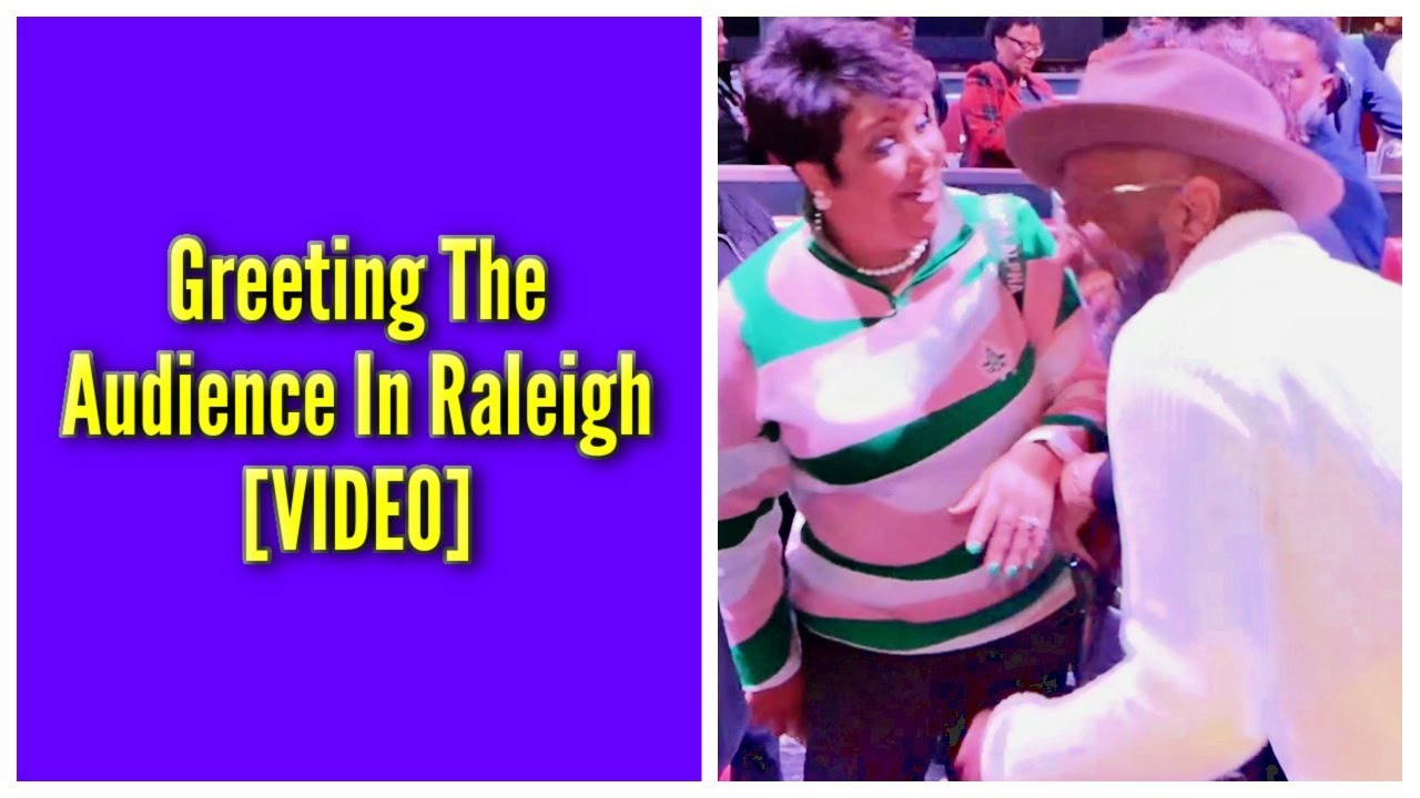 Greeting The Audience In Raleigh