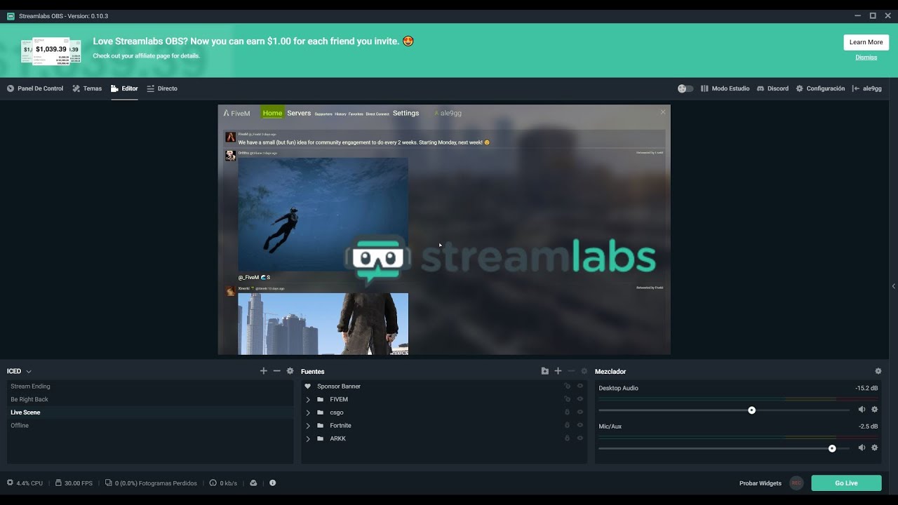 Streamlabs Obs Descarga Y Configuracion En 5 Minutos Alertas En Streaming Youtube