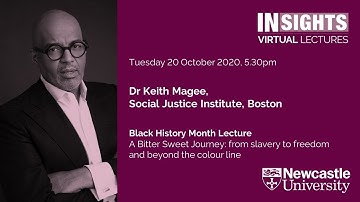 A Bitter Sweet Journey: from slavery to freedom and beyond the colour line by Dr Keith Magee