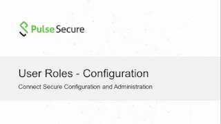 CSAM: Chapter 5 - Part 1 Configuring User Roles