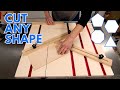 The Polygon Jig | Cut any shape on the table saw (plans available)