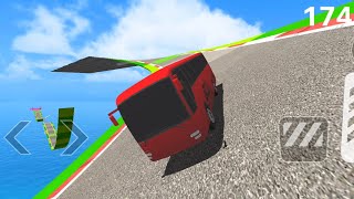 Mega Ramp Bus Stunts Simulator - Coach Bus Extreme Stunt Racing - Android Gameplay screenshot 4
