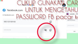 cara mudah mengetahui password FB pacar atau sahabat kalian paling gampang