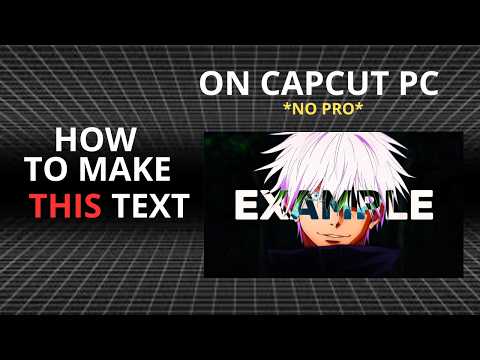 HOW to make the inverted text in capcut pc #capcut #tutorial #edit