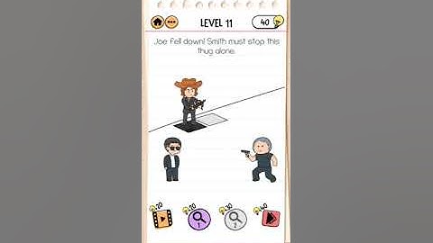 Brain Test 2 Smith and joe-part 2 Level 11 Walkthrough Solution