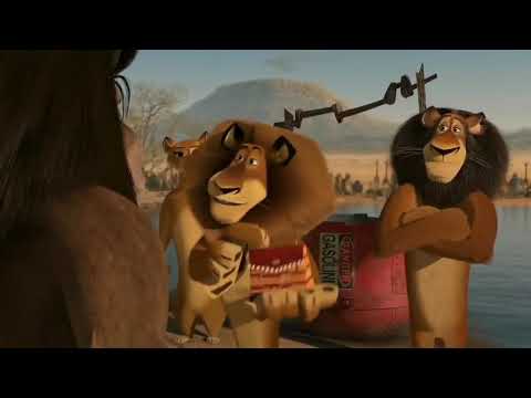 Madagascar 2 Makunga's defeat scene meme