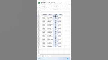 Conditional checkbox hack in GSheets #excel #shorts
