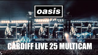 OASIS - Cardiff Principality Live 2025 First Night - Full Multicam Slide Away Soundboard BEST AUDIO