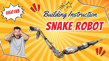 LEGO EV3 Snake Robot | Step-by-Step Building Instructions #lego #ev3 #stemplus
