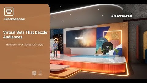 Stage 3EMWE | Unreal Engine Corporate Virtual Set | Integrated With Aximmetry