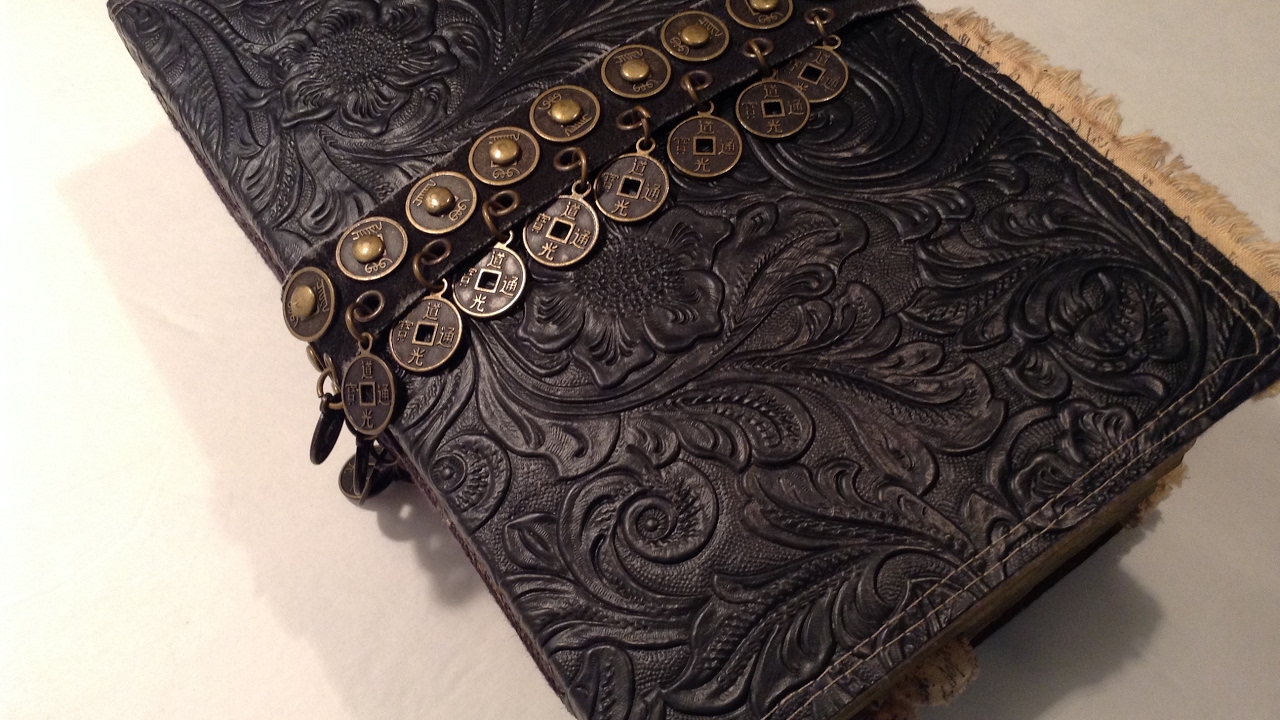 heritage-vintage-junk-journal-with-faux-leather-cover-minimal-supplies-needed-youtube