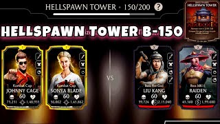 Hellspawn Tower Battle 150 Fight + Reward | Difficult Battle | Mk Mobile |