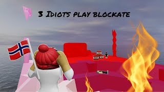 Three Idiots Goof Around in Blockate