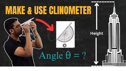 How to Make a Clinometer & Measure Any Building Height | Clinometer Build It Easily