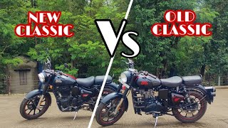 [OLD vs NEW] 🥵🔥 CLASSIC 350 2021 walkaround & review... #classic350 #newborn #bs6 #royalenfield