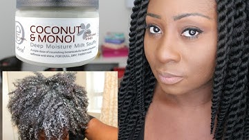 AMAZING NATURAL HAIR MOISTURIZING PRODUCTS | DESIGN ESSENTIALS COCONUT MONOI LINE (NOT SPONSORED)