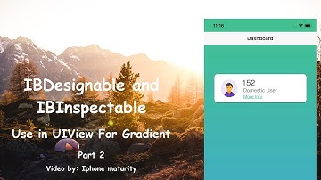 IBDesignable and IBInspectable On UIView (Set Gradient)