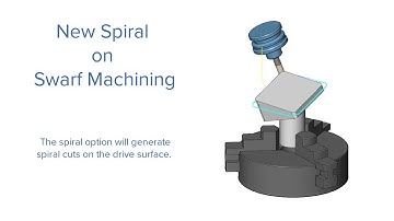 SWARF machining - Spiral for SWARF machining