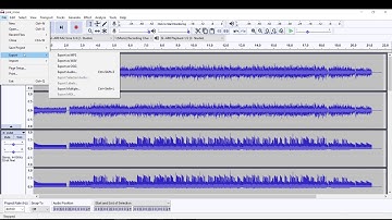 Audacity MP3 to WAV Conversion FREE