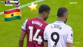 Mohammed Kudus vs Crystal Palace | GOAL & SKILLS | GHANA STAR ⭐️