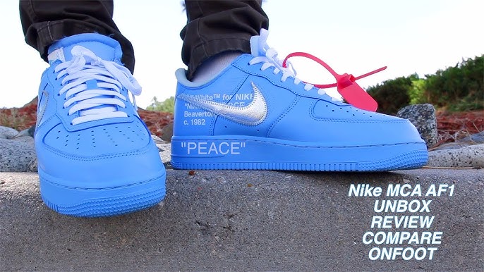 Nike Air Force 1 Low OFF-WHITE MCA University Blue Sample