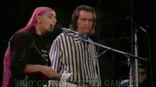 Peter Gabriel &amp; Sinéad O&#39;Connor - Don&#39;t Give Up (Chile, 1990)