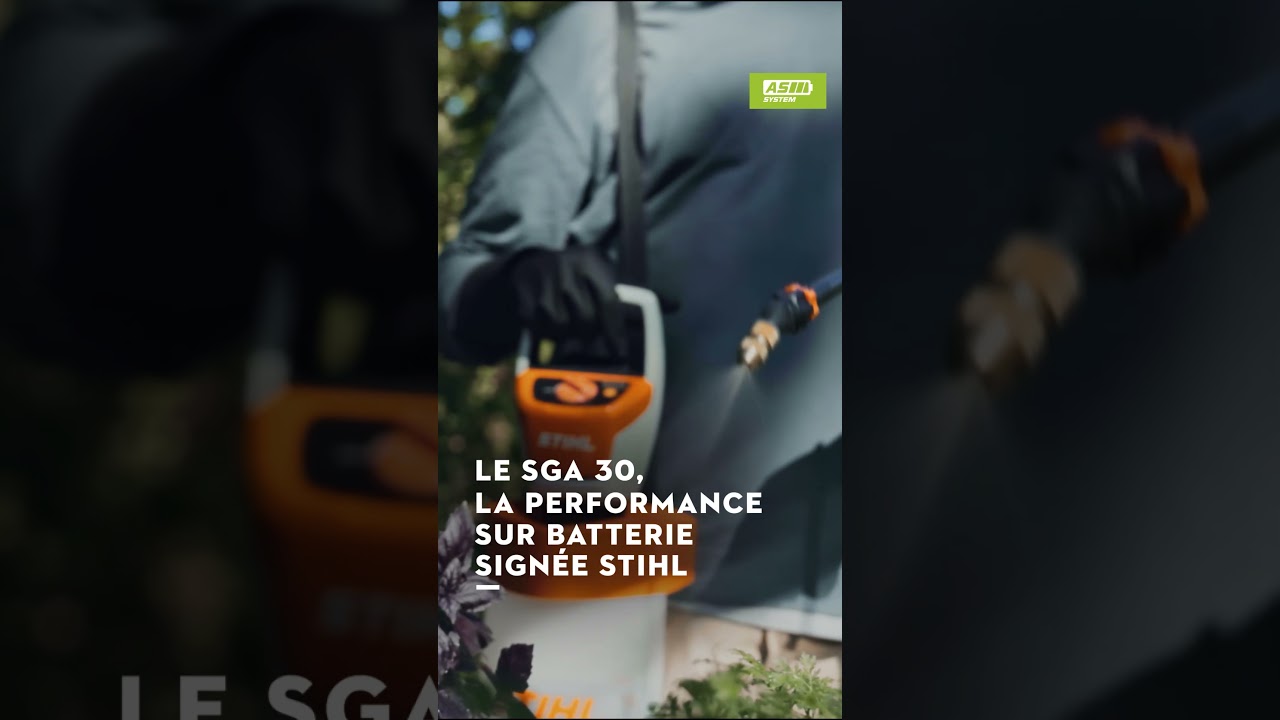 Découvrez le nouveau Pulvérisateur à batterie SGA 30 #stihlfrance