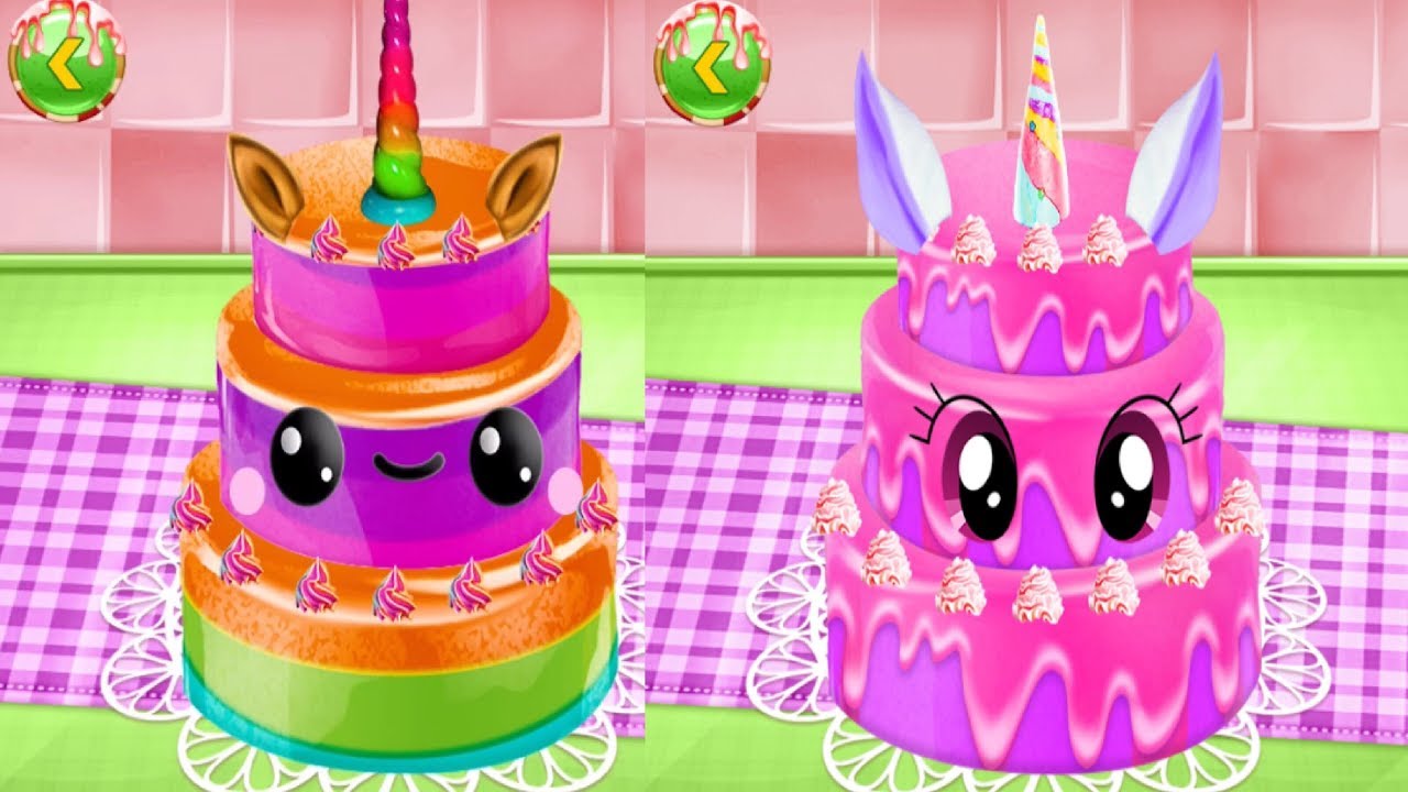 Birthday Cake Unicorn Food Fun Cooking Games For Girls YouTube