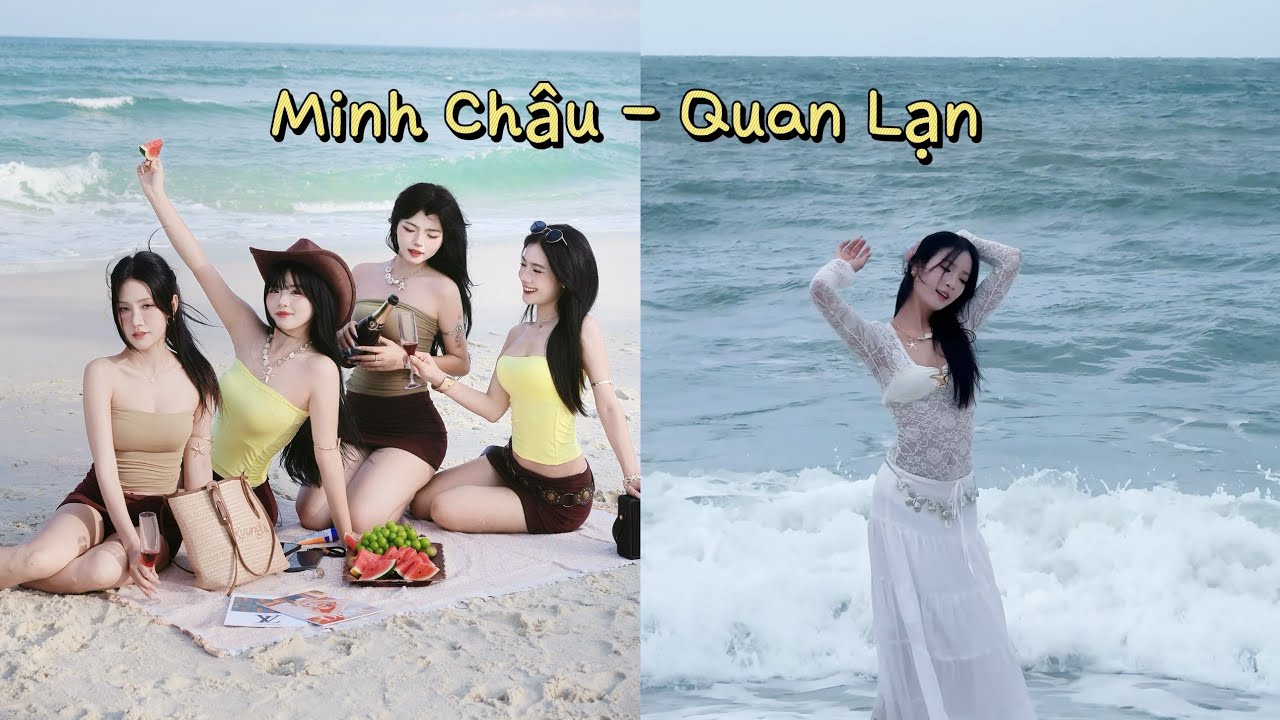 Ngọc Anh Na | Du Lịch Đảo Minh Châu Ngày Bão cùng Team Gãy TV | Syrena Travel Vlog 