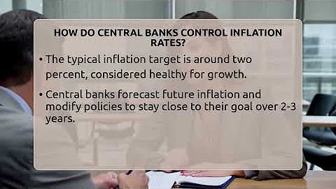 How Do Central Banks Control Inflation Rates? - Learn About Economics